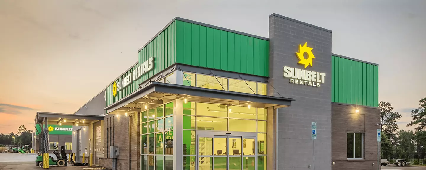 Sunbelt Rentals branch exterior